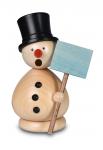 Schneemann Günther natur, 10 cm 