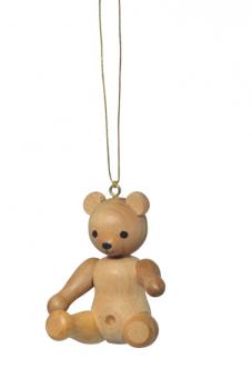 Baumbehang "Teddy sitzend", 6 cm 