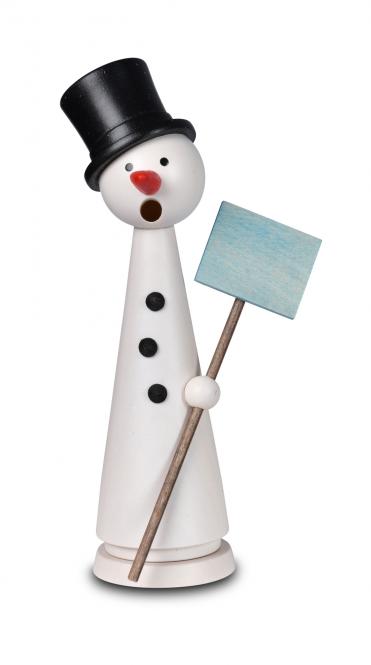 Schneemann Herbert weiß, 15 cm 
